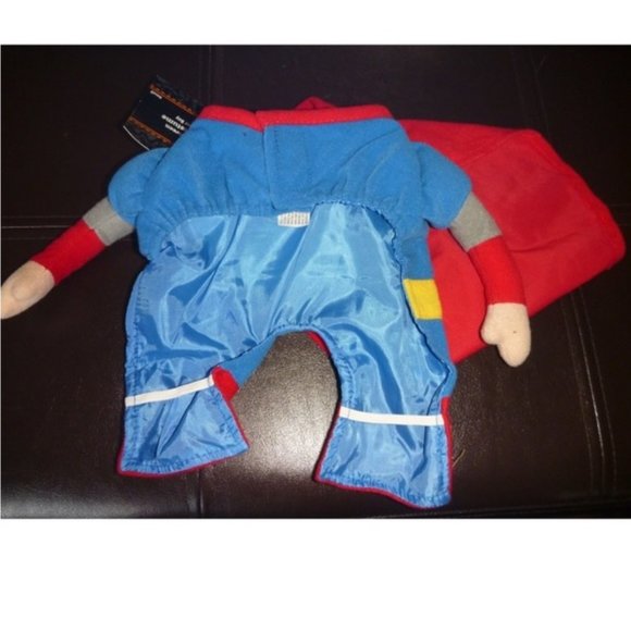 Dog Pet Halloween Costume SUPER HERO Size Small 10-13" Superman Cape NWT - Picture 2 of 2